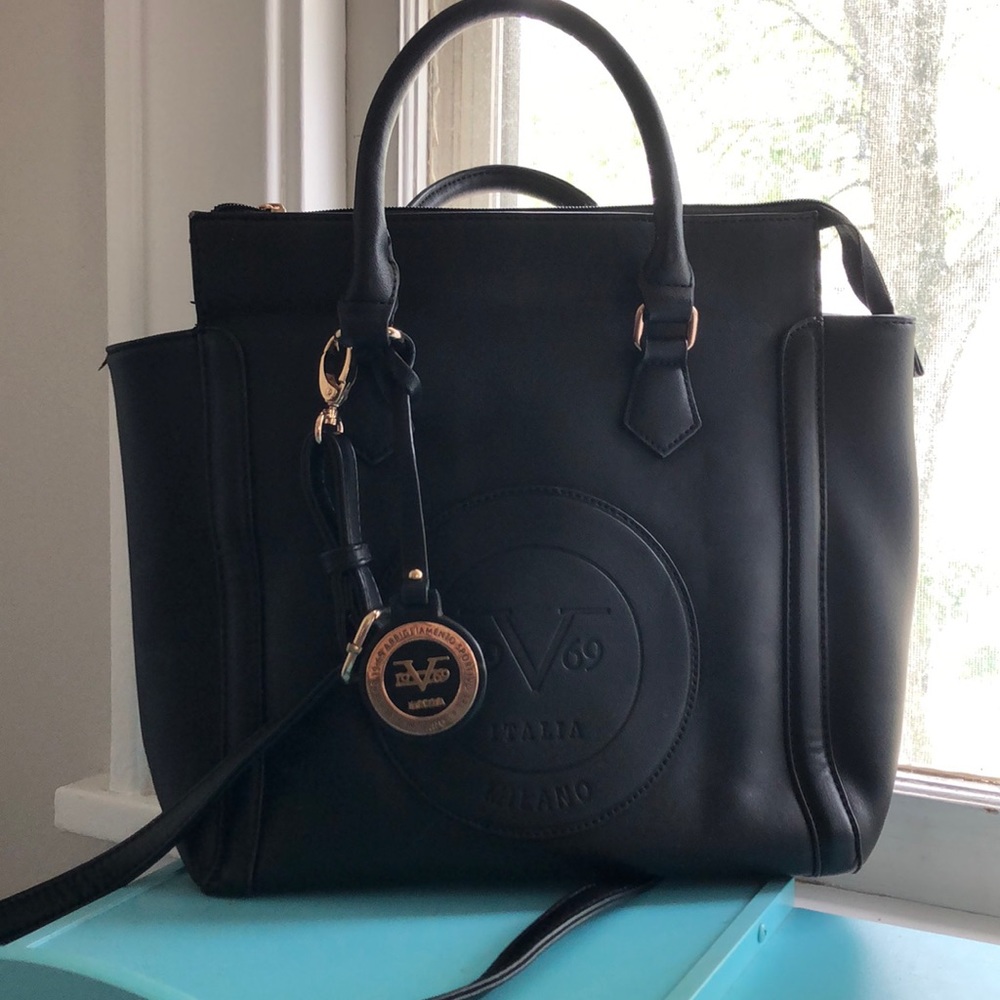 Black Versace Abbigliamento Sportivo SRL Bag
